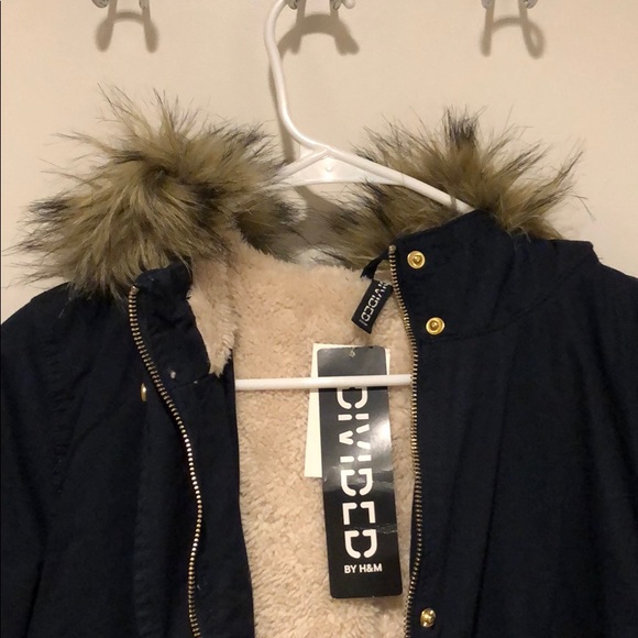 Blue Fur Jacket - Picture 2 of 6